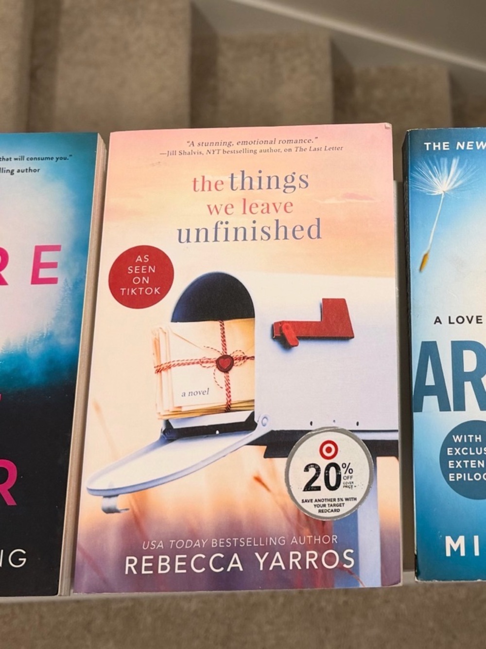 The Things We Leave Unfinished by Rebecca Yarros - Paperback Novel